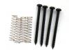 4 Bass guitar pickup screws and springs black